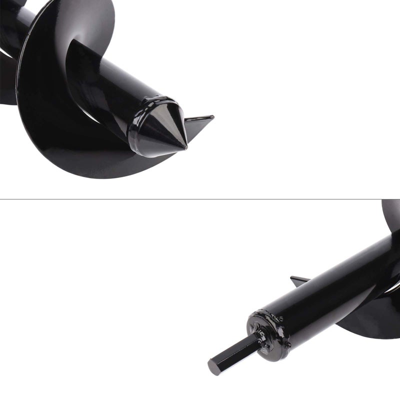 HUAPPNIO Bulb Planter Tool,Auger Drill Bit for Planting 3.15x8.66 Inch Suitable for 3/8â€Hex Drive Drill - Image 5